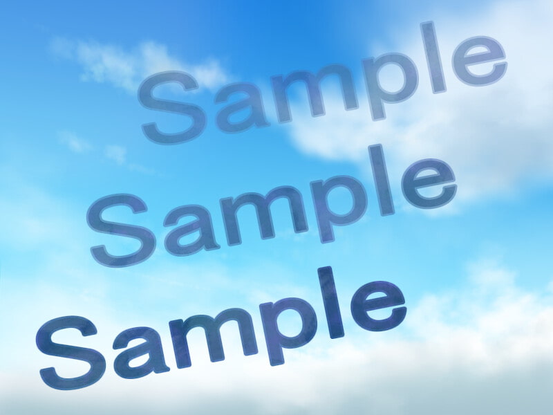 背景素材 冬の空(青空/夕空/夜空/曇り空)