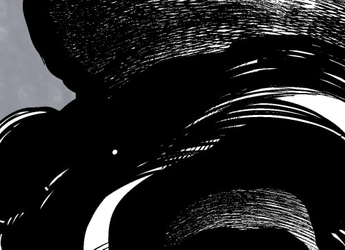 素材をどうぞ『モノクロの爆発07』