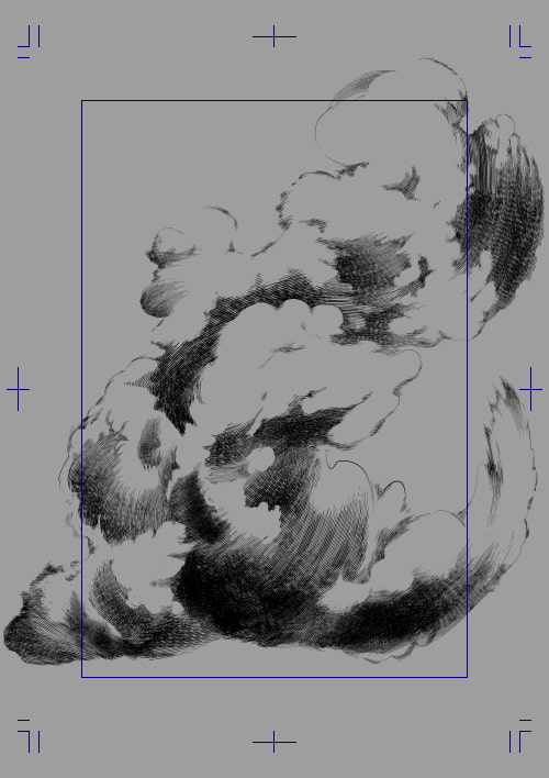 素材をどうぞ『黒煙01』