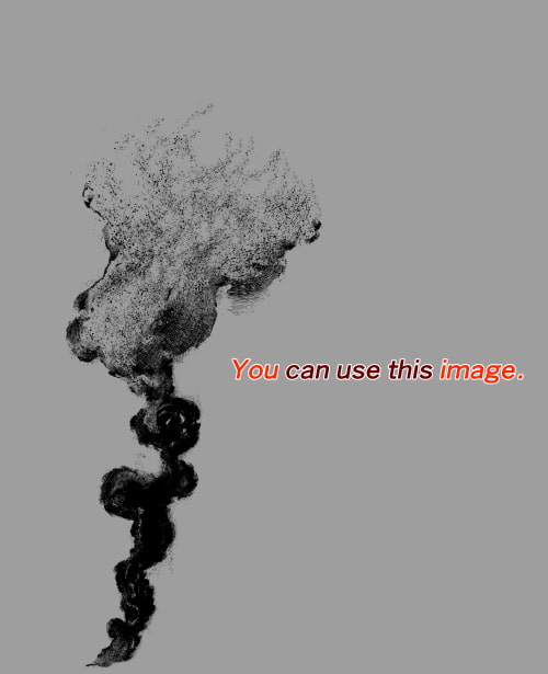 素材をどうぞ『黒煙03』