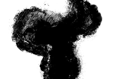 素材をどうぞ『黒煙03』