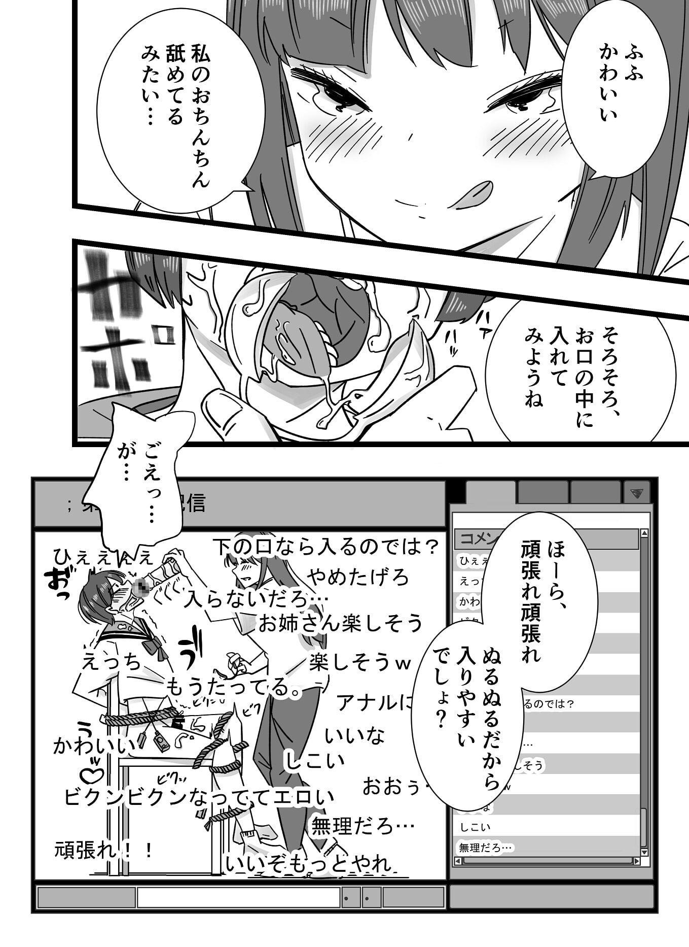 弟で遊ぶ姉ー開口調教編