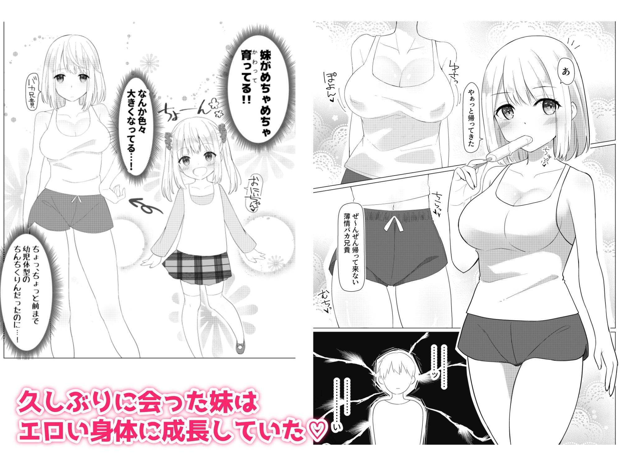 [背徳近親相姦]ツンデレ妹との再会。互いの成長にムラムラして壁越しオナニーし合うも収まらず遂には…