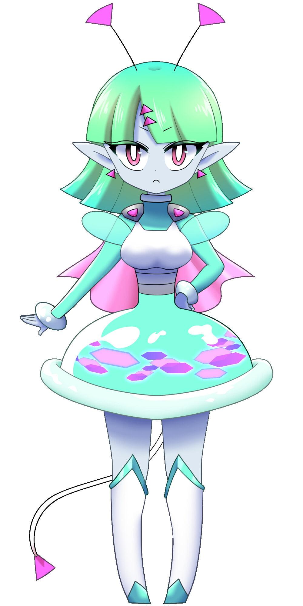 宇宙人少女立ち絵素材