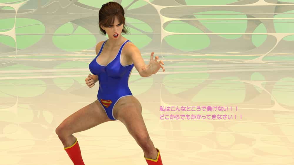 スーペリアガール敗北