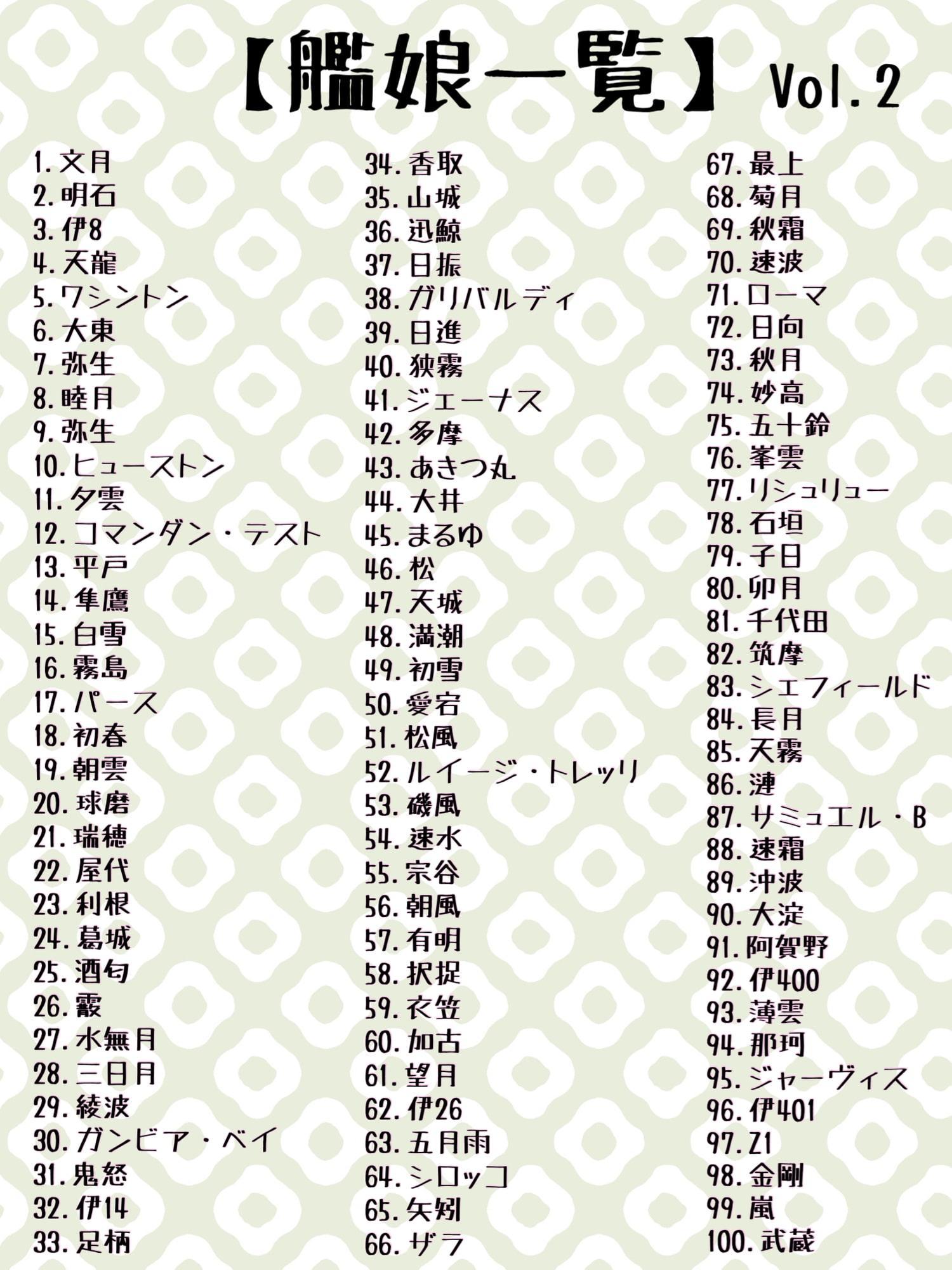 艦娘陰毛図鑑オールコンプリート完全版