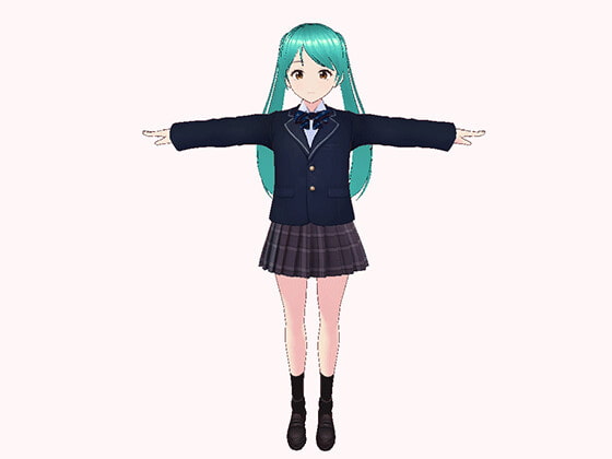 VRMPOSER用VRMモデル MINK