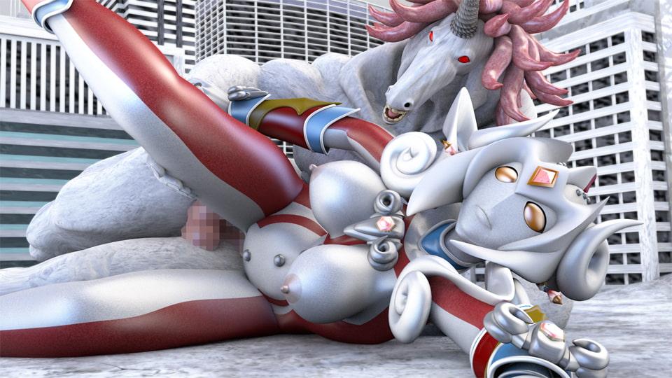 【パコパコループGIFアニメ】ユニコーン星人の激ピストン