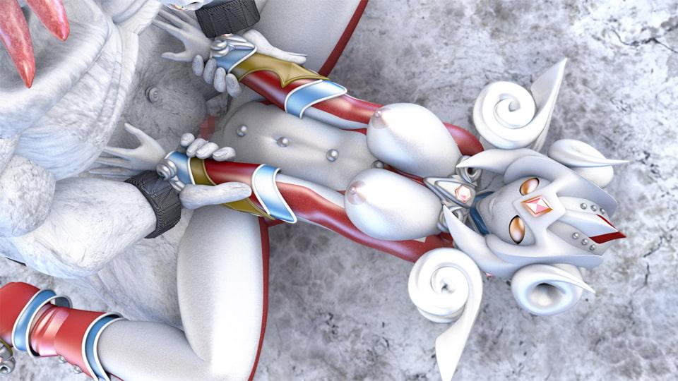 【パコパコループGIFアニメ】ユニコーン星人の激ピストン