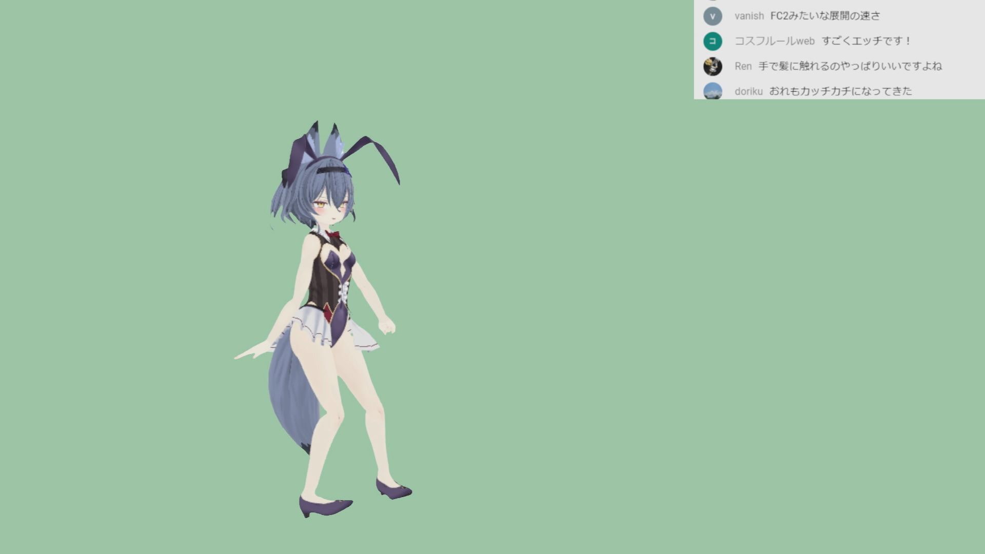 ゆらがわもふぃさん004/フルトラ顔認識ステルス中出し配信