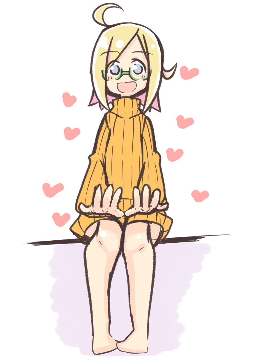 ツイッターらくがきまとめ集 金髪デコメガネロリ