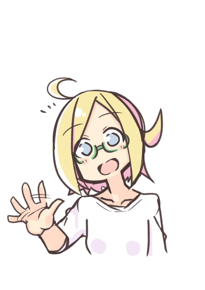 ツイッターらくがきまとめ集 金髪デコメガネロリ