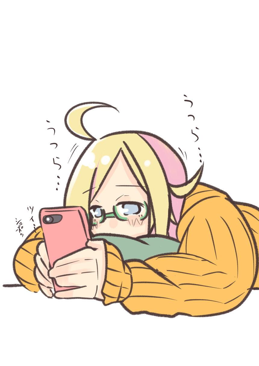 ツイッターらくがきまとめ集 金髪デコメガネロリ