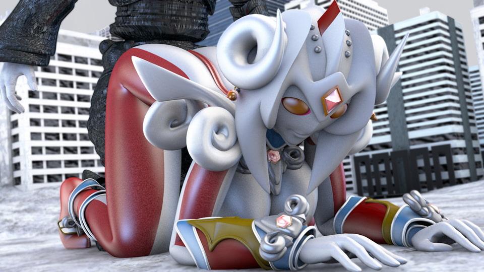 【パコパコループGIFアニメ】超催眠術星人サイミロプスの淫乱化催眠