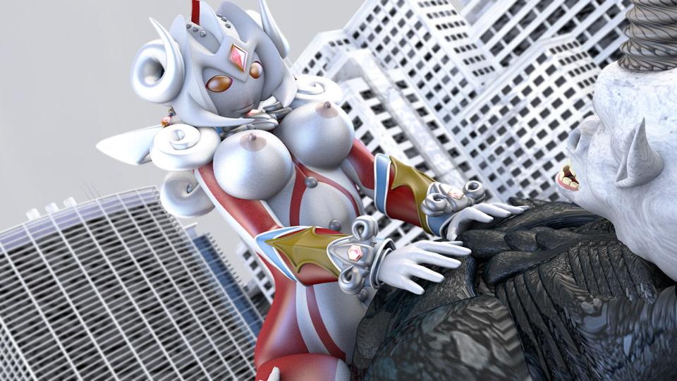 【パコパコループGIFアニメ】超催眠術星人サイミロプスの淫乱化催眠