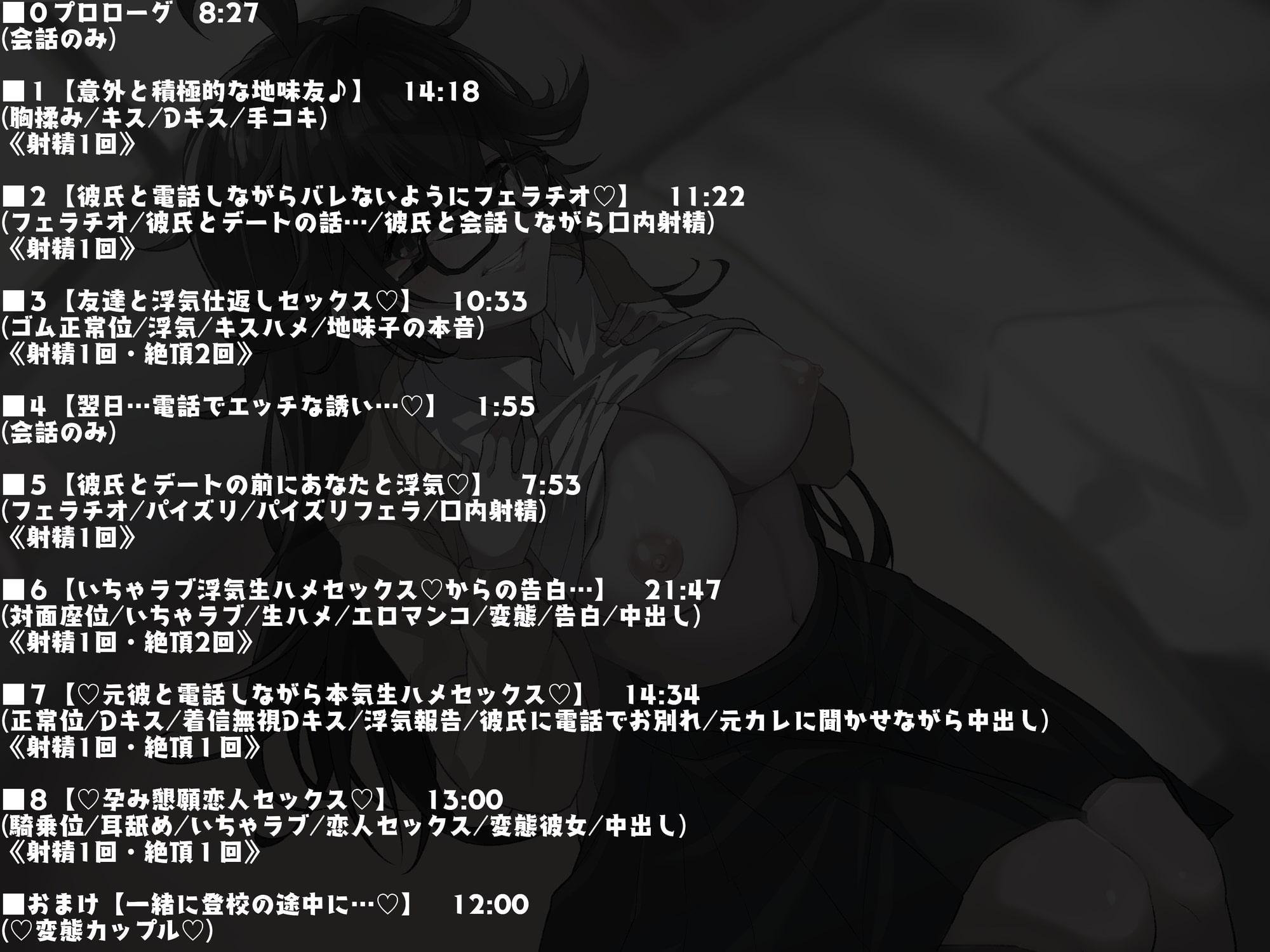 地味でネクラな友達の女の子が彼氏に浮気されたらしいので仕返しセックス～彼氏の知らない彼女の変態エロマンコ～