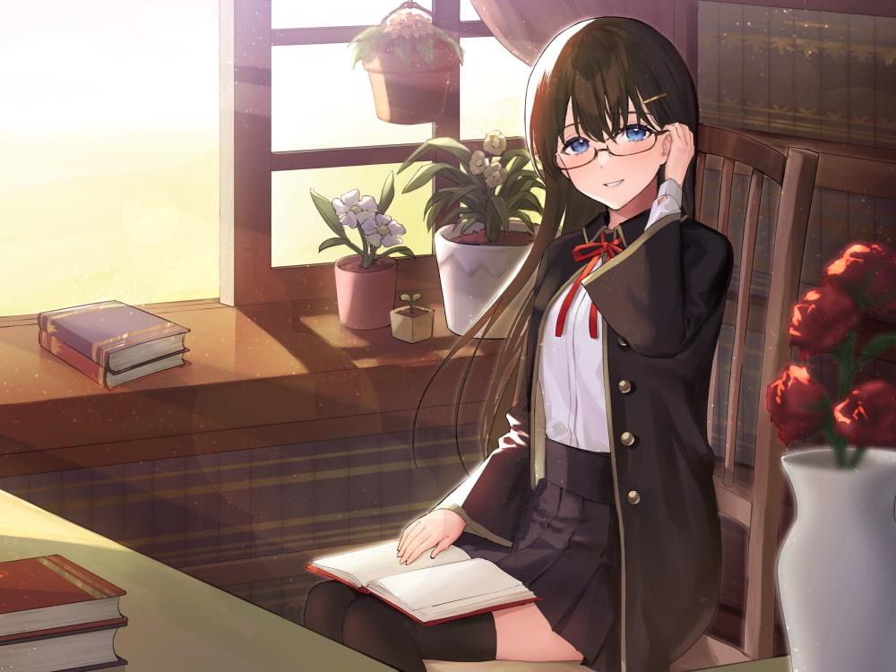 一途で積極的な図書館司書少女の甘々ダークな異世界物語