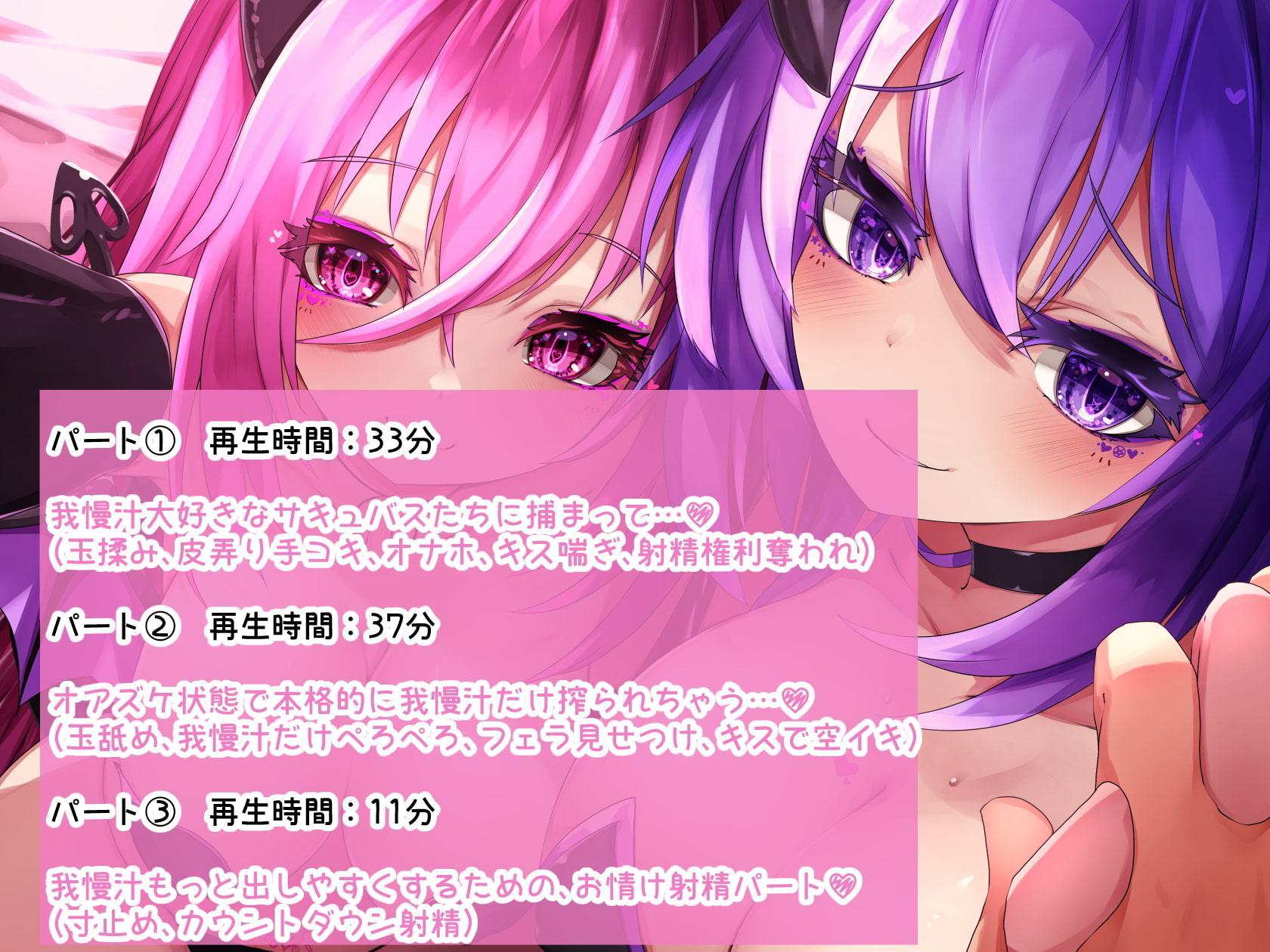 あなたの我慢汁だけ大好きなサキュバス～焦らし寸止めマゾいじめ～