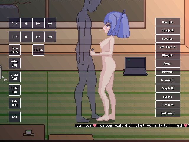 [ENG ver.]Putting Cheeky Brat into Her Place! Pixel-Sex Life in the Hot Spring Town!