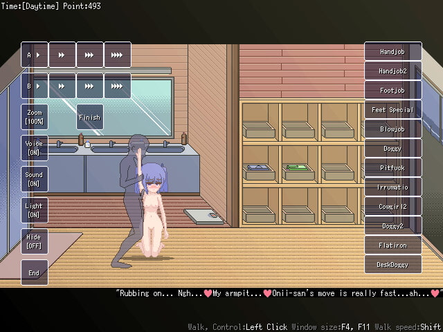 [ENG ver.]Putting Cheeky Brat into Her Place! Pixel-Sex Life in the Hot Spring Town!