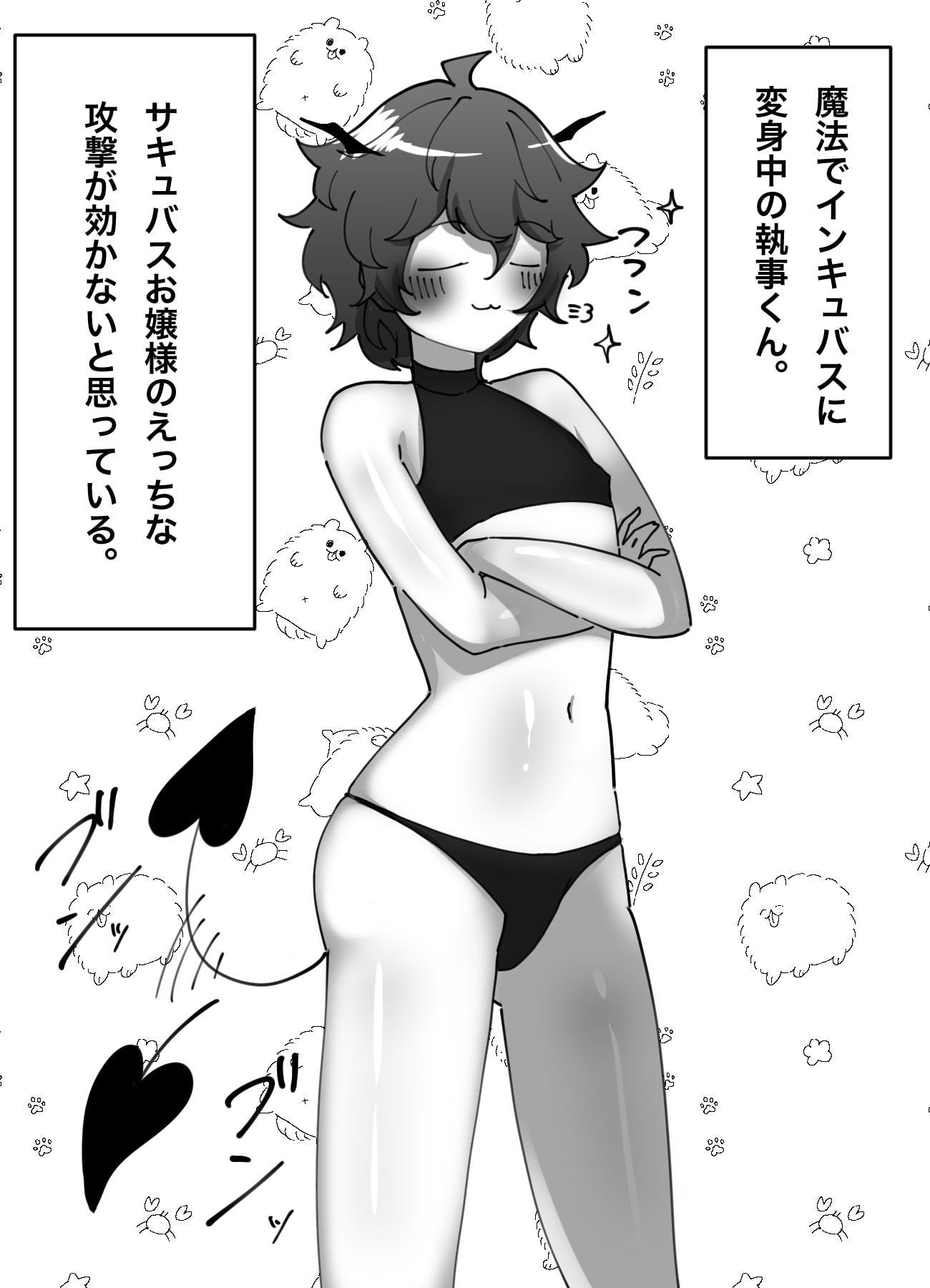 サキュバスお嬢様と即堕ち2コマしちゃうショタ執事くん〜コスプレえっち編〜