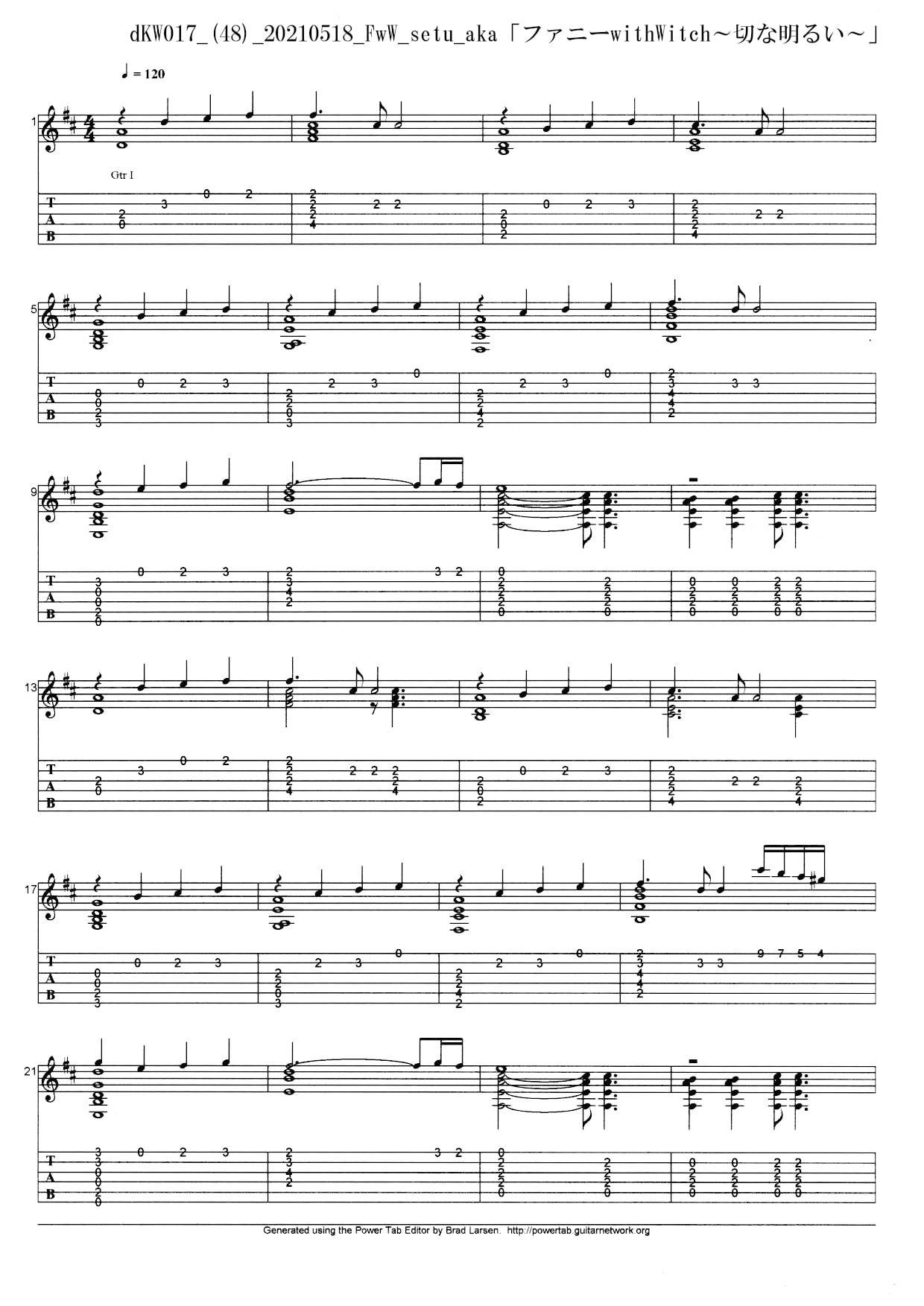 dieKatzeWorks017「ソロギター曲2007-2021」