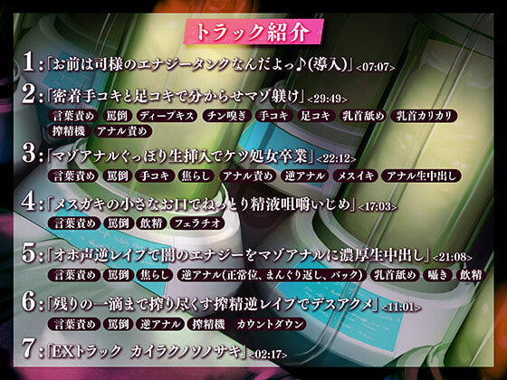 【強制搾精/マゾ向け】天才ふたなり魔法少女のマゾ搾精デスアクメ メスガキに命ごとぜぇ～んぶ搾り尽くされて負けちゃえw