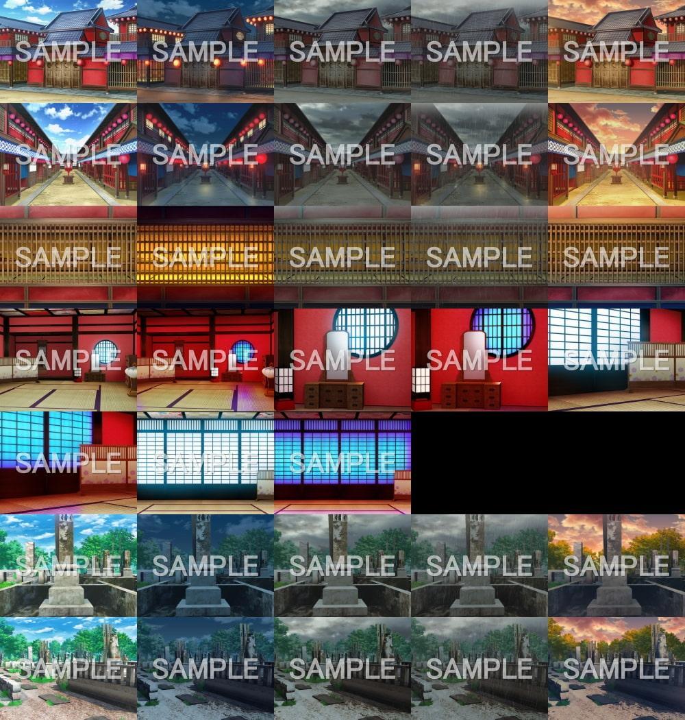 みにくる背景CG素材集『江戸編』part02