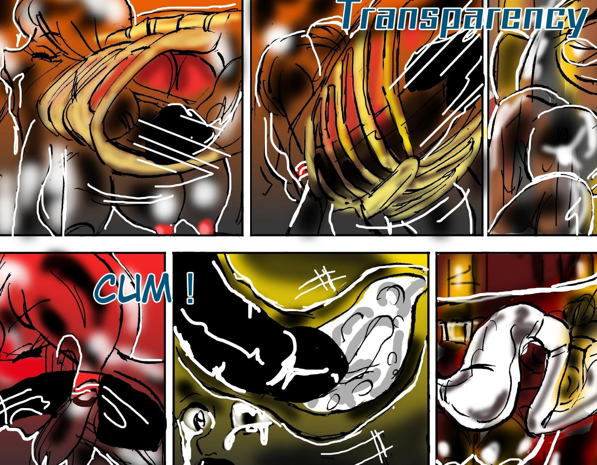 The glass world2 and fusion.Women's bodies are destined to change and be eaten.