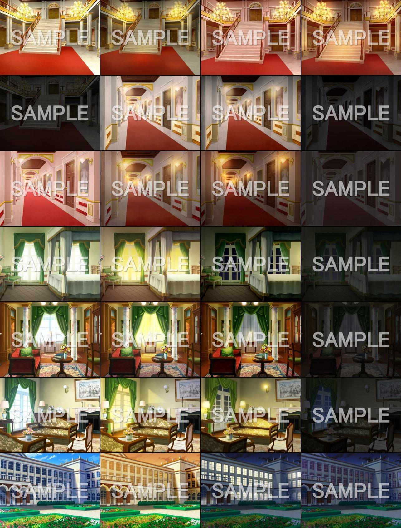 みにくる背景CG素材集『お屋敷編』part01&02&03