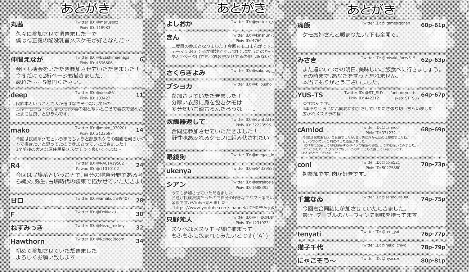 世界メスケモ滞在記