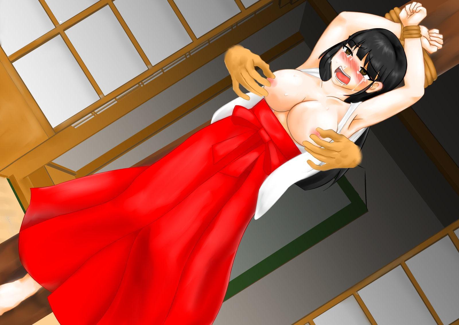 清楚な巫女さんを快楽拷問し、触手服で寸止め焦らし責めにしてから、全穴凌辱でイカせまくって、永遠に触手壺に沈める話