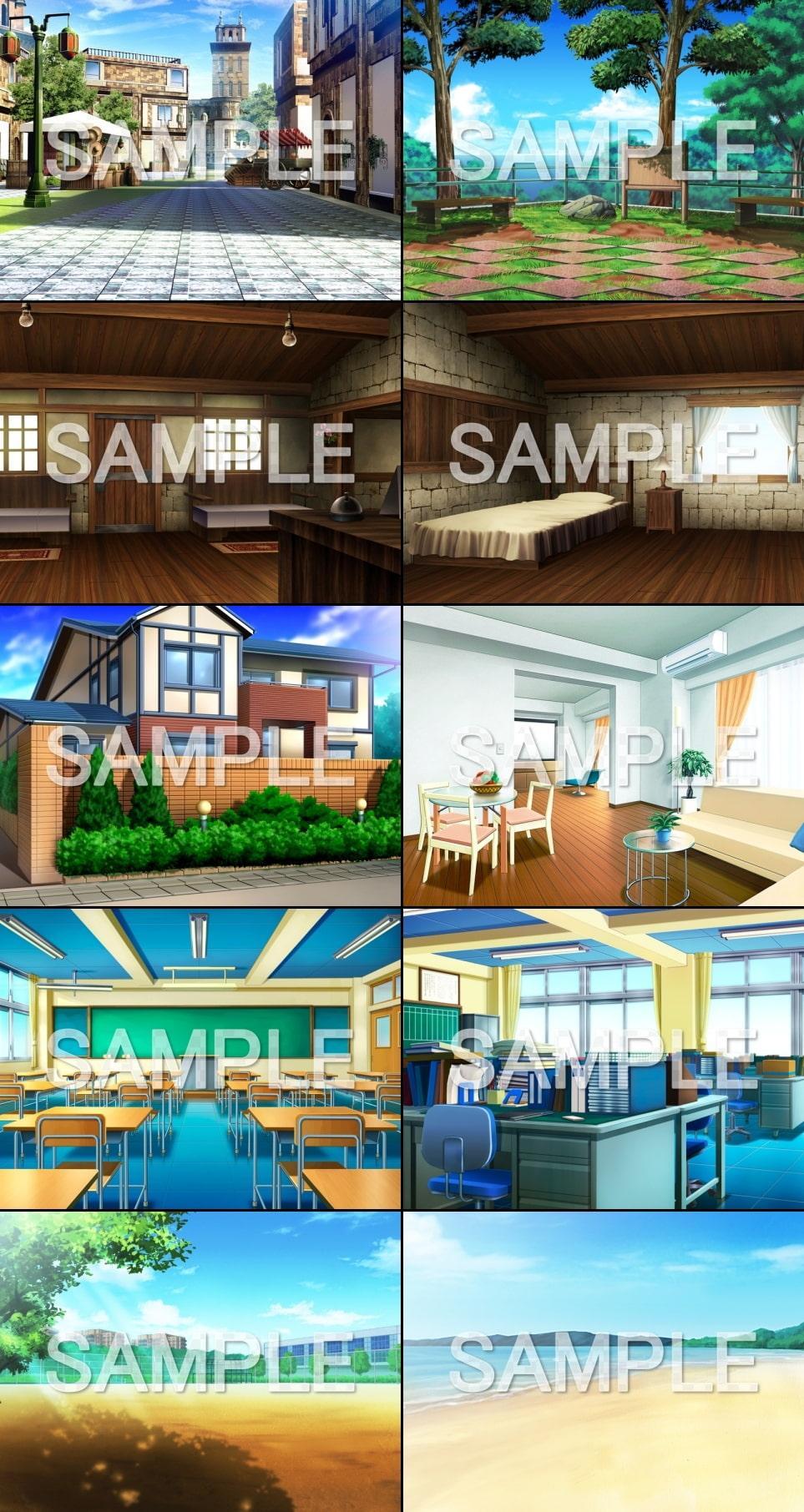 みにくる背景CG素材集『お試し版』