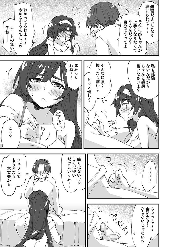 弟!お姉ちゃんのえっちの練習に付き合いなさいっ!