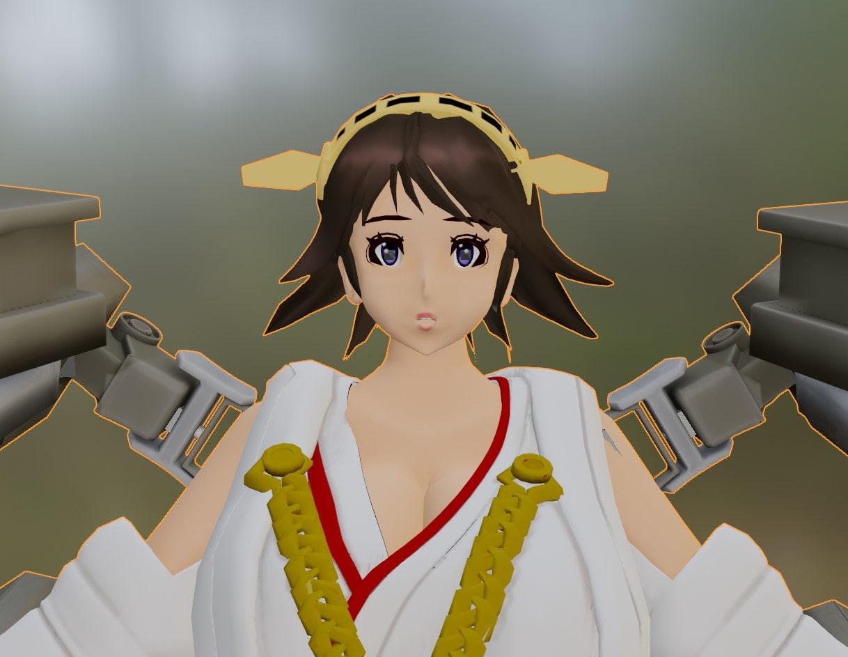 艦隊○れくしょん 比叡 3DCG素材