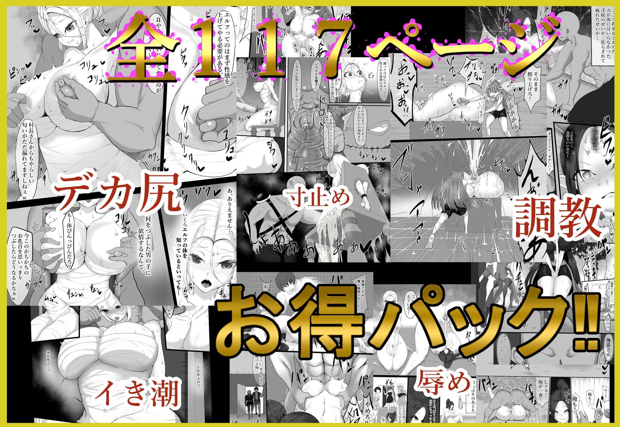 エルフ底辺奴隷へと堕ちる 総集編