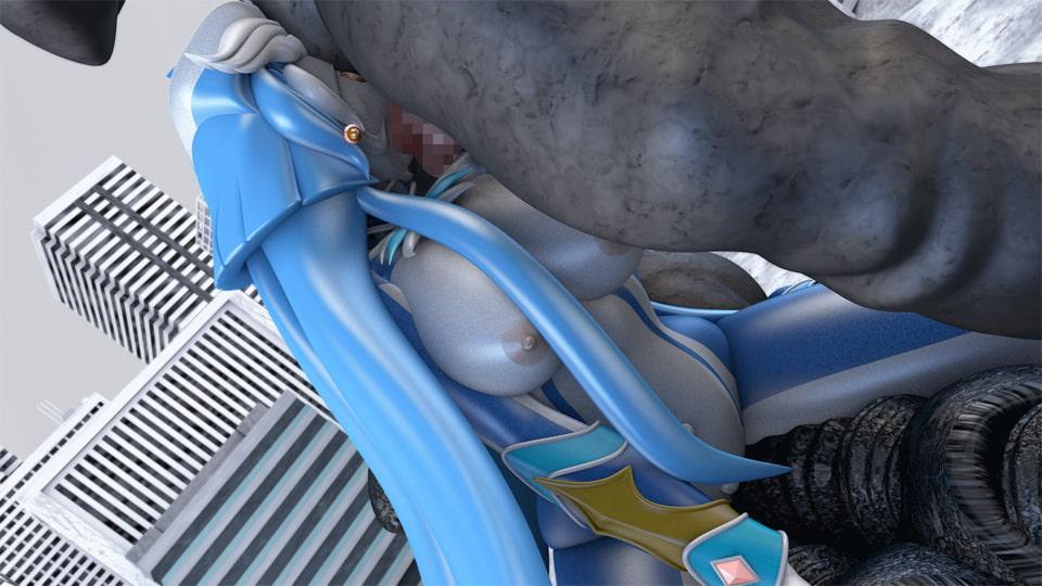 【ピストン速度3段階/ループアニメGIF】w超催眠術星人の淫乱3P