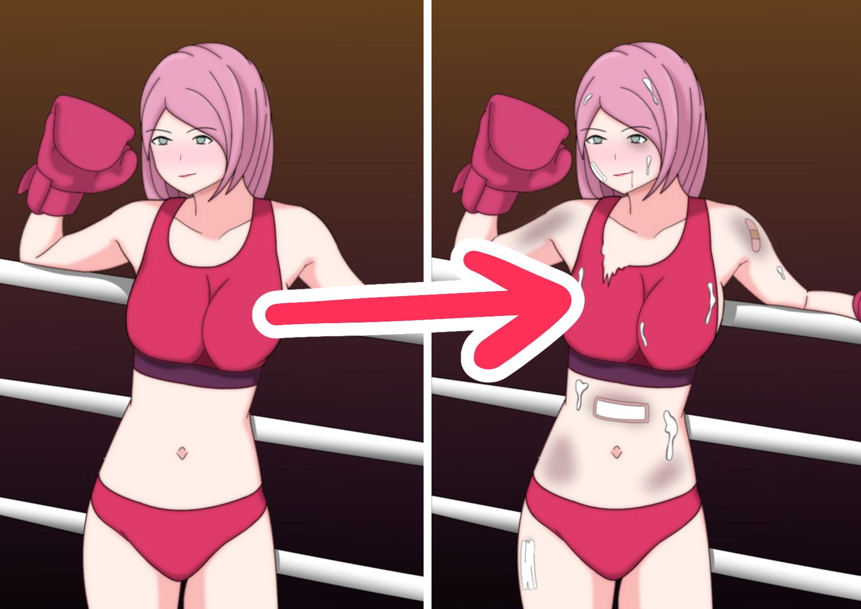 Nar○to Girls Ryona Boxing