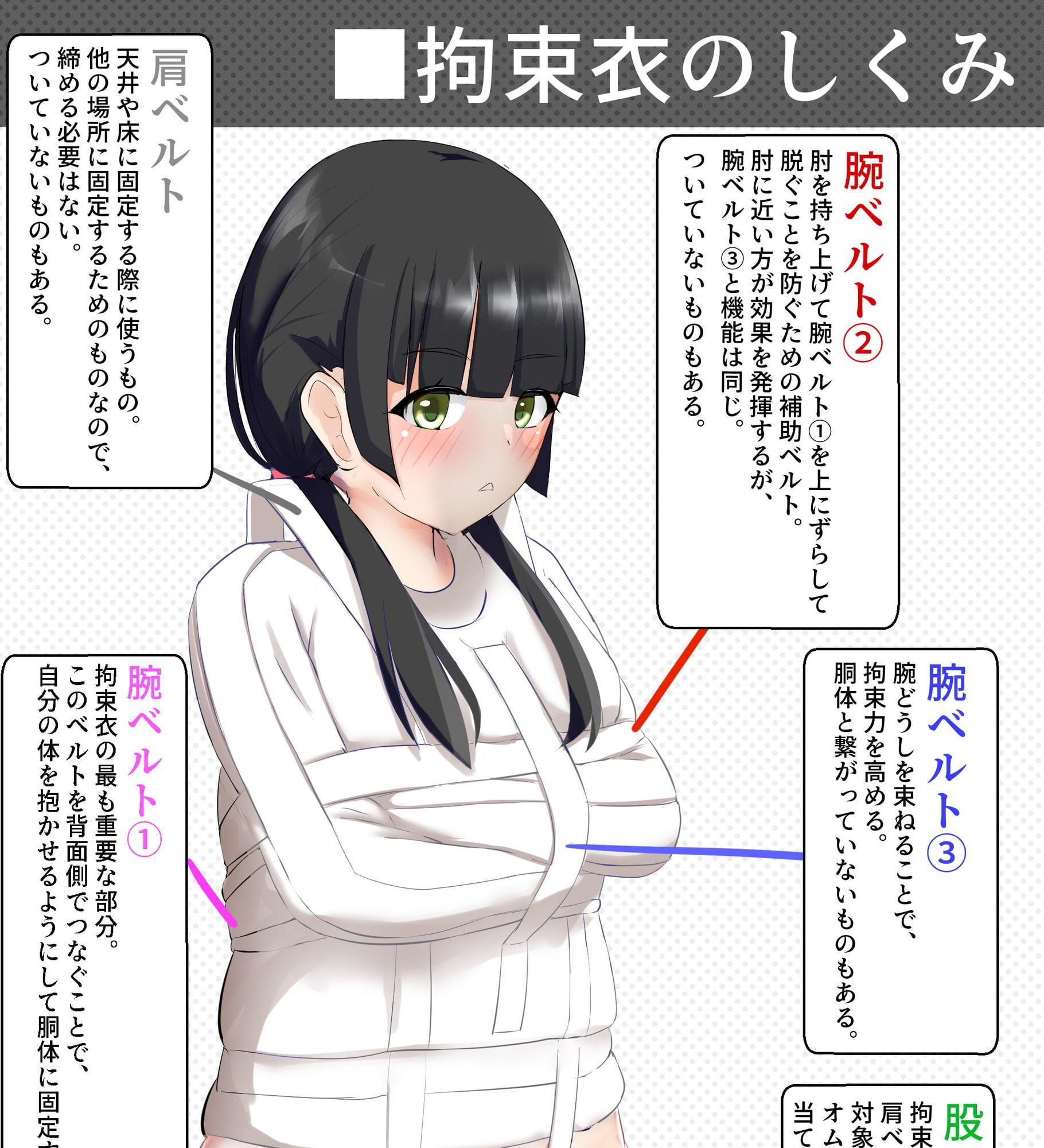 図解 拘束衣 (解説書風イラスト集)