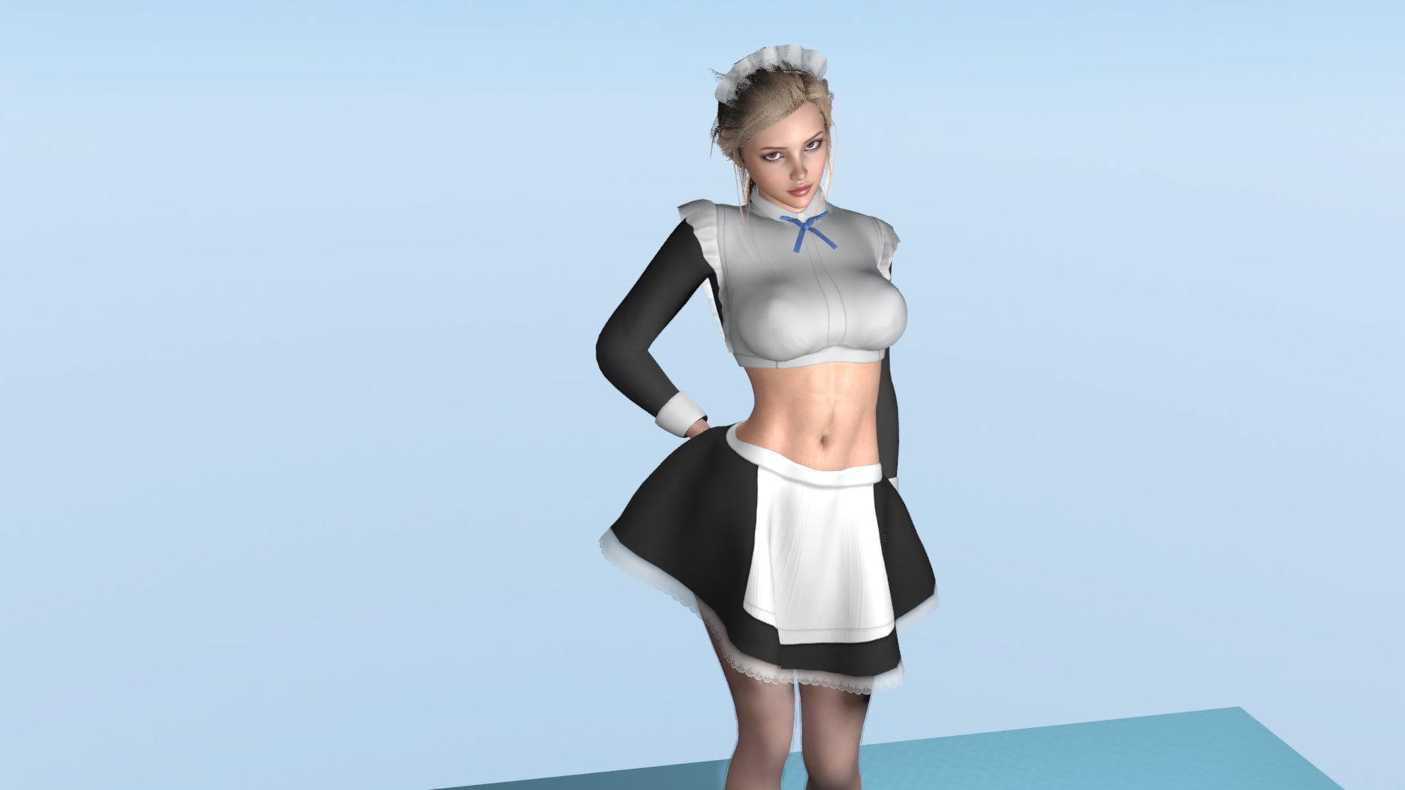 どう考えてもただ物じゃないメイドさんとそれを承知でエロいご奉仕させるおっさん