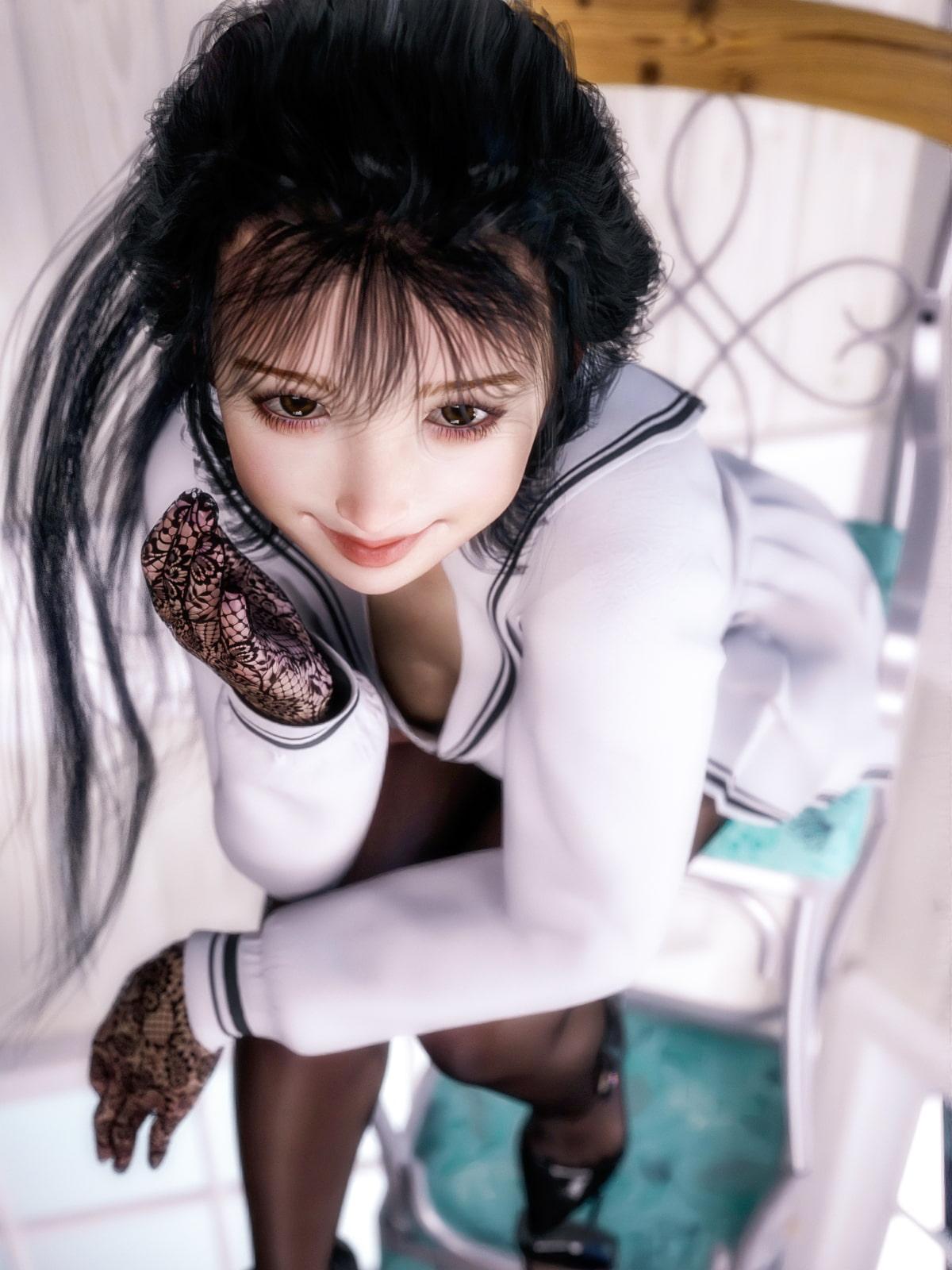 タイツ越しのパンツ9