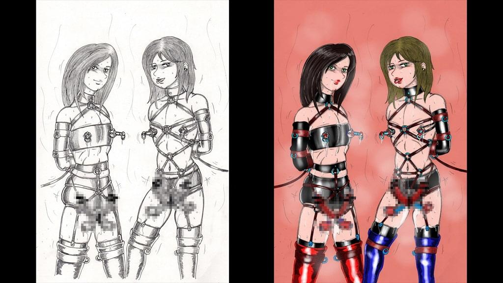 都魔子背徳SMイラスト:素描・原案集第9集 去勢刑編 その3「切断・除去・露出・分割」