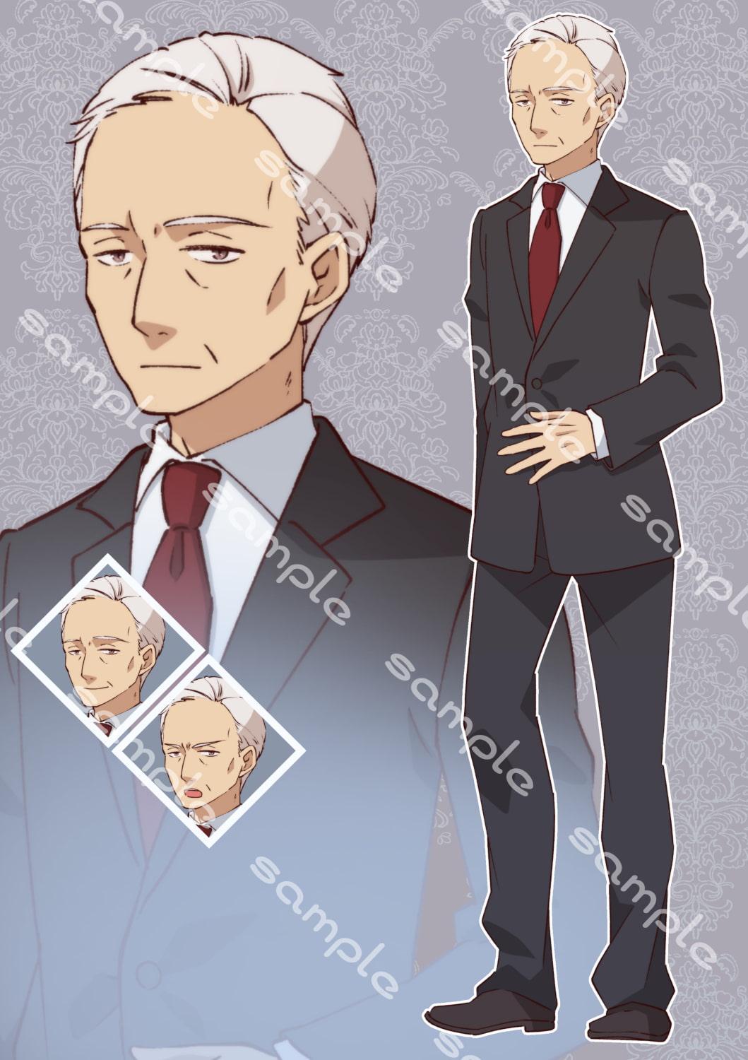 立ち絵素材_学園系キャラ8体セット(複数差分あり)