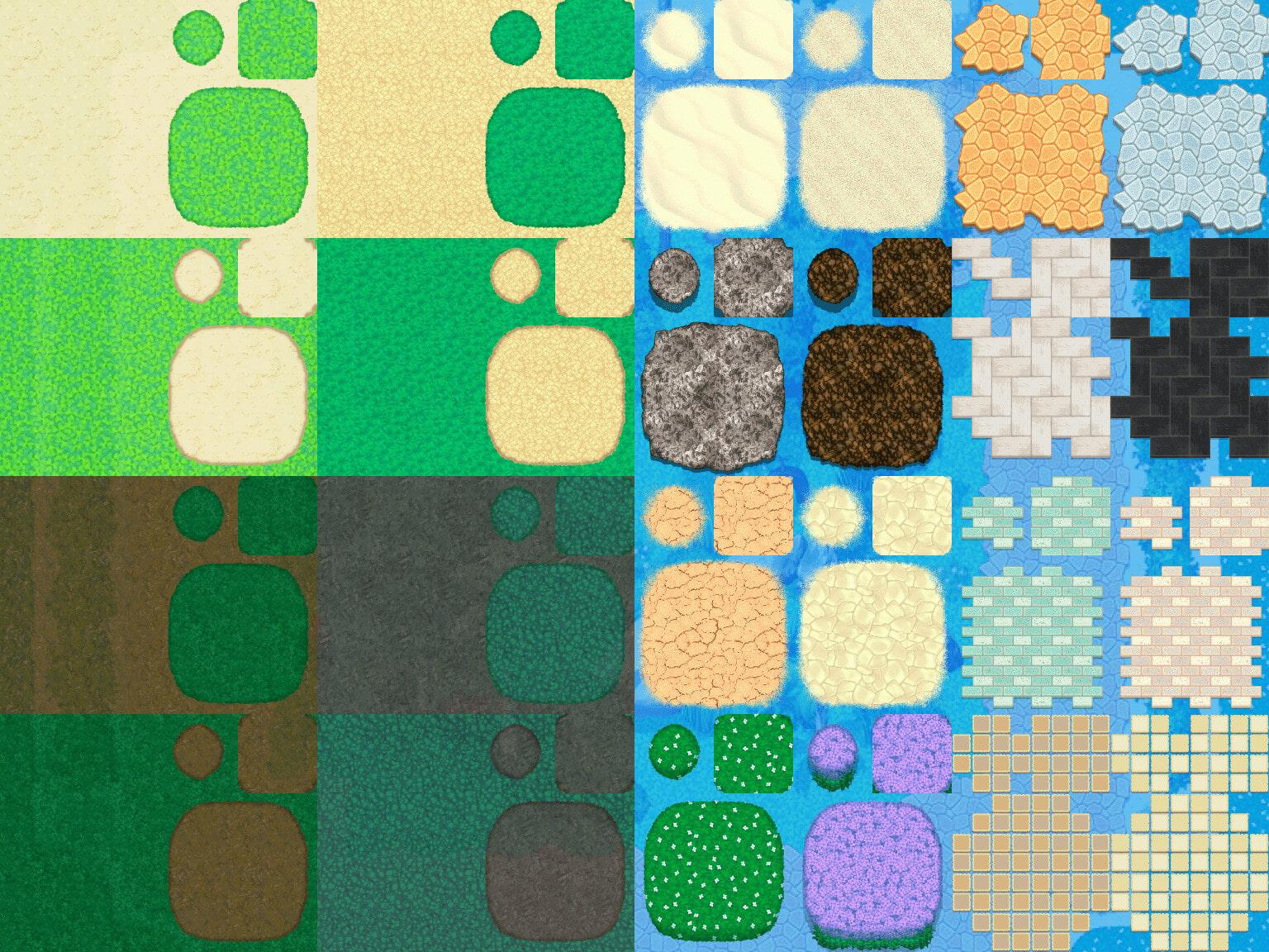 オーバーワールド タイルセット