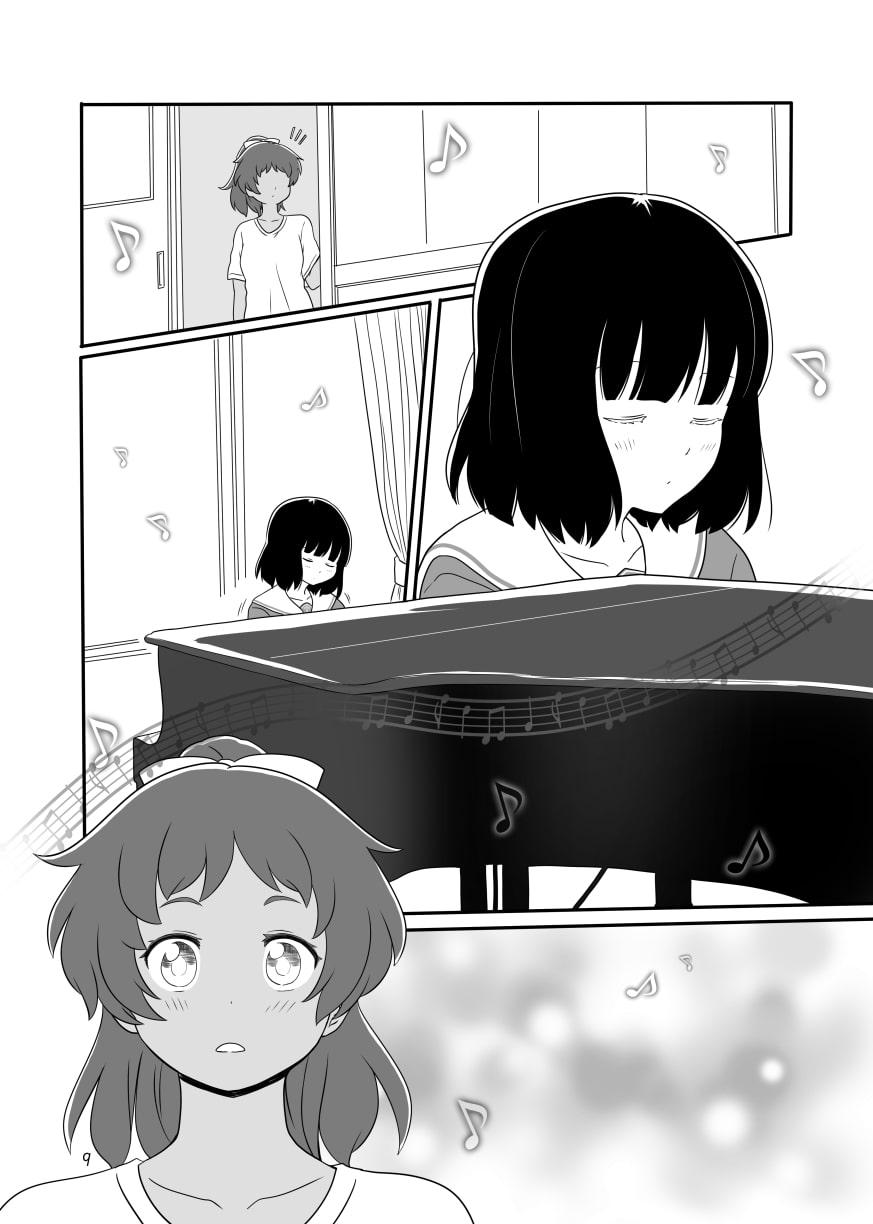 後輩のお嬢様がグイグイくる百合まんが