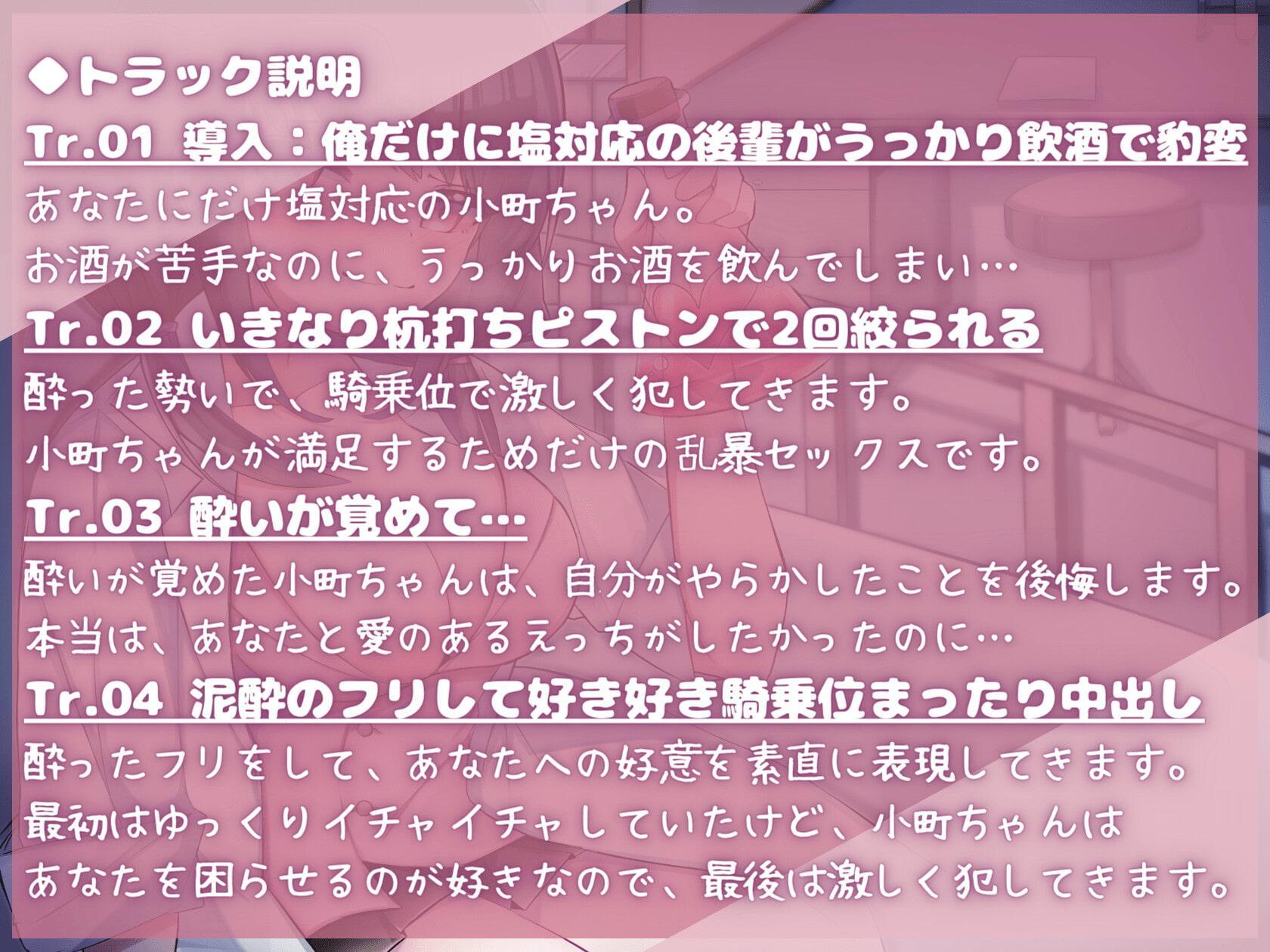 俺だけに塩対応の後輩は酔ったら騎乗位大好きの逆レイプ魔でした