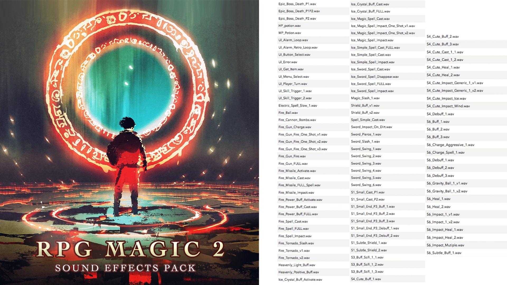 【効果音素材】RPG MAGIC SOUND EFFECTS Vol.2