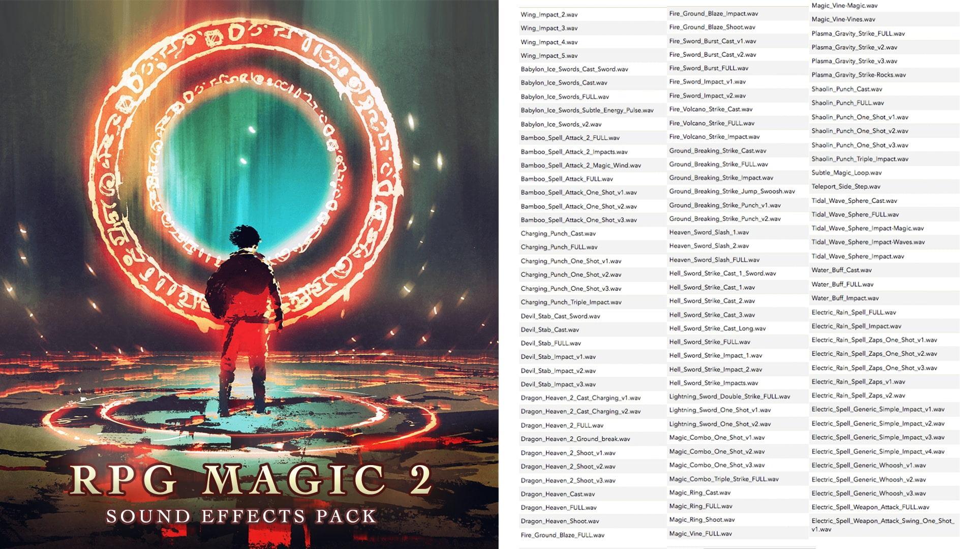 【効果音素材】RPG MAGIC SOUND EFFECTS Vol.2