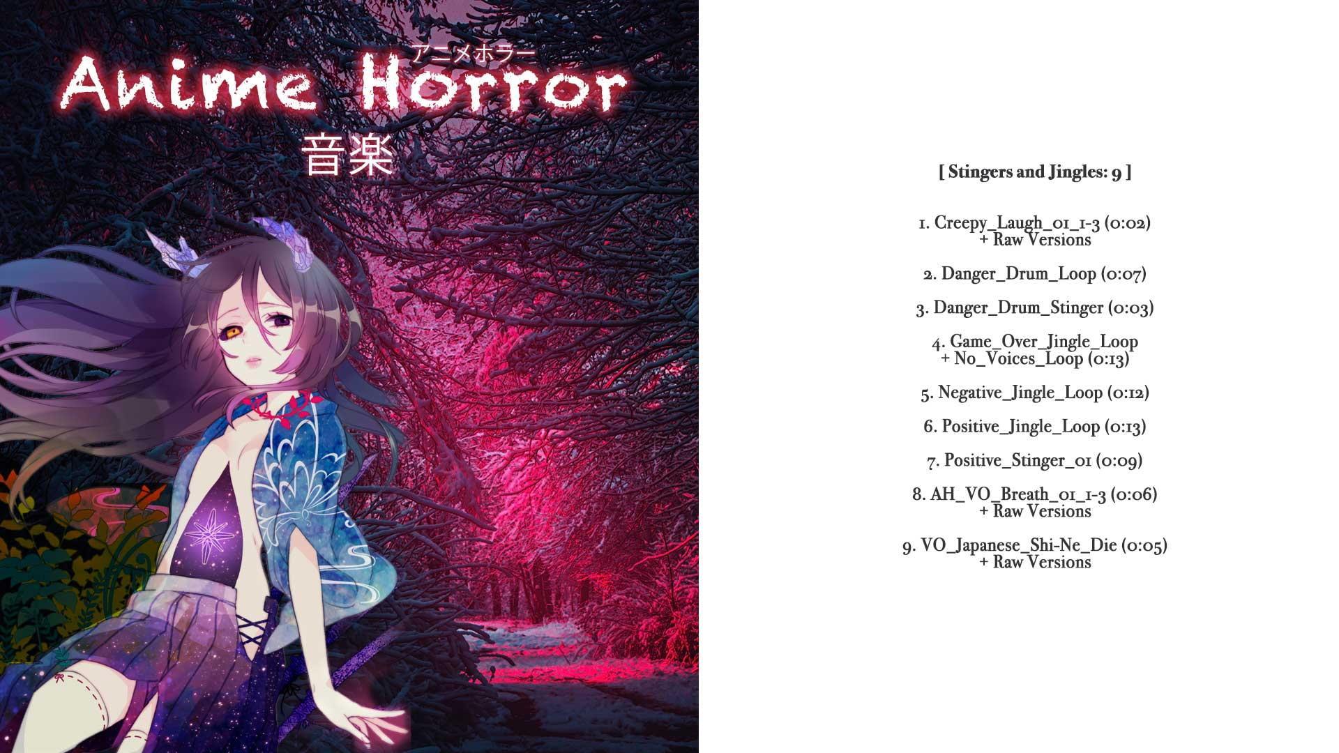 【BGM素材】Anime Horror Music Pack