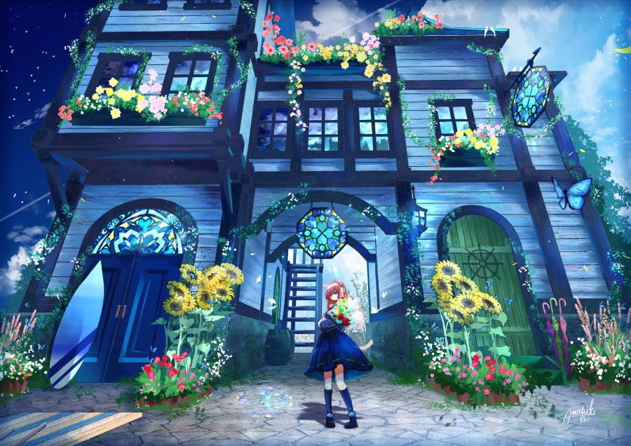 Angel's Ladder 雨月レイ風景画集